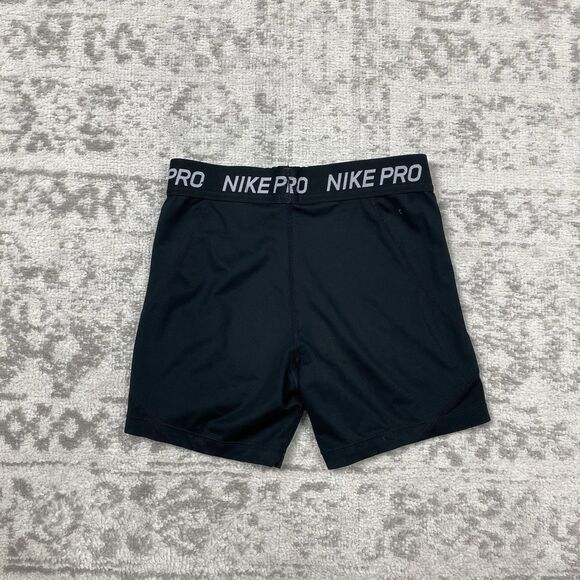 Nike Pro Shorts Black Womens 3” Drifit Workout Shorts Spandex Size Small - Picture 4 of 4
